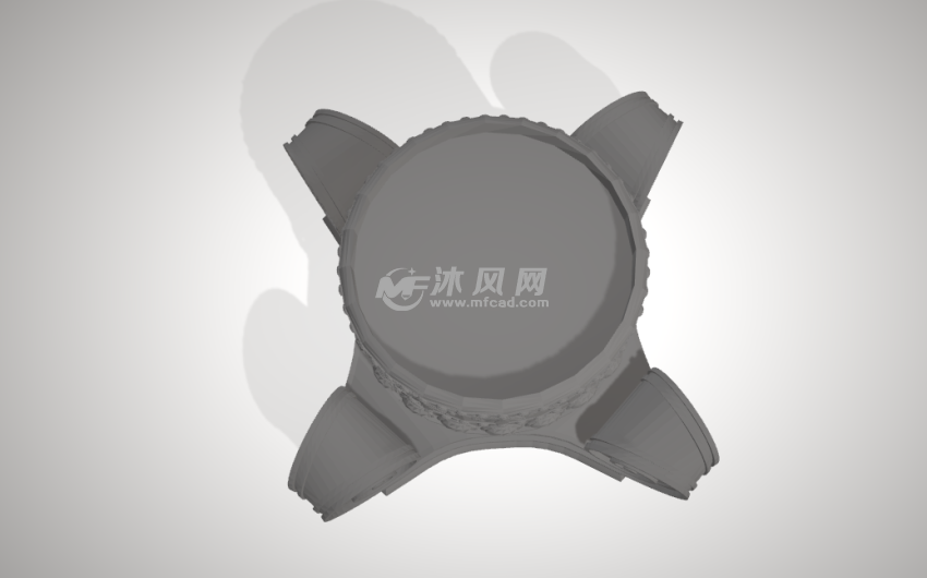 柱子的装饰俯视图