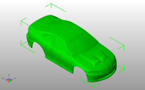 车身壳体斜视图