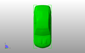 车身壳体俯视图