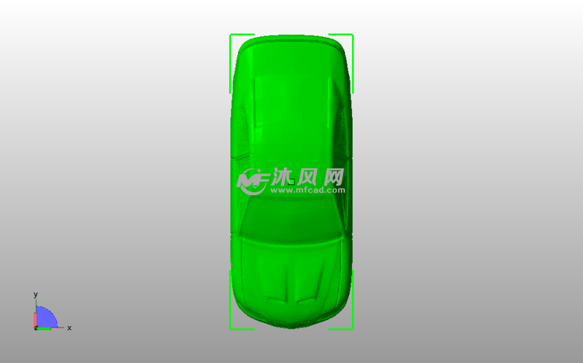 车身壳体俯视图