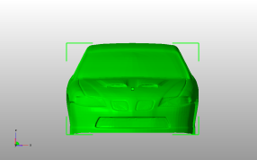 车身壳体主视图