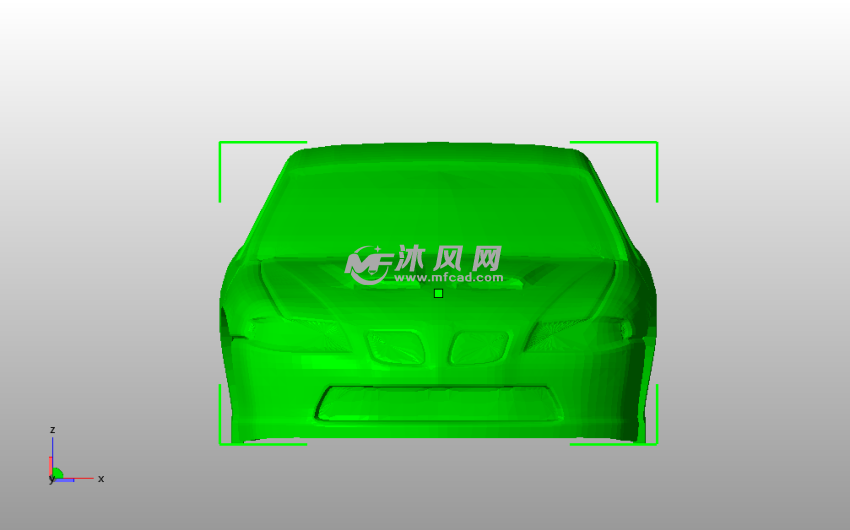 车身壳体主视图