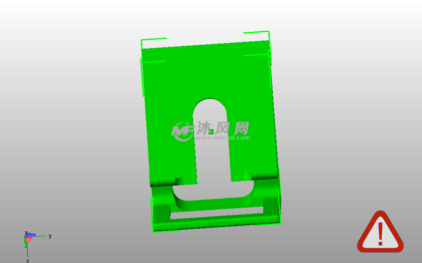 手机支架主视图