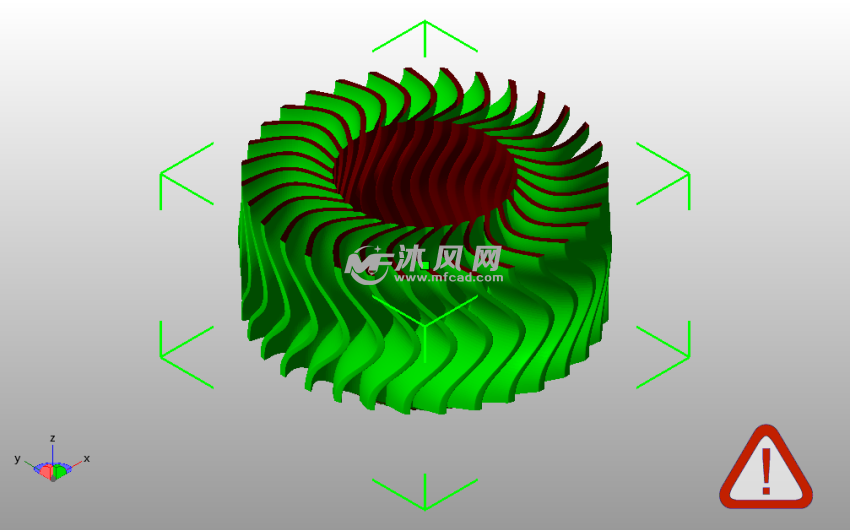 涡轮点火器斜视图