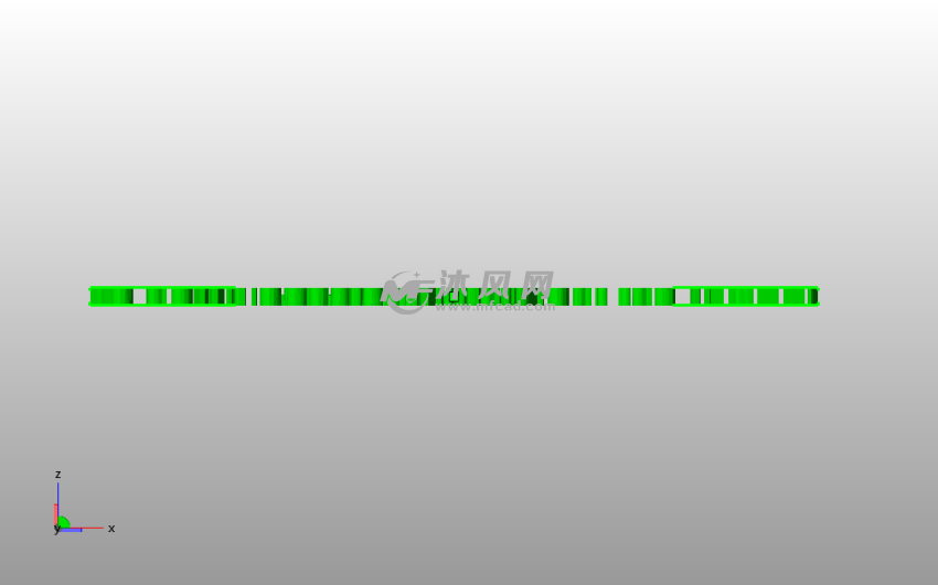 小房子书签侧视图