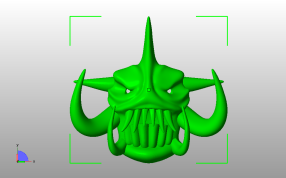 小夜灯灯罩主视图