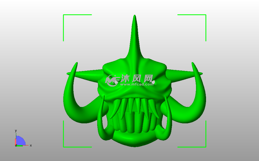 小夜灯灯罩主视图