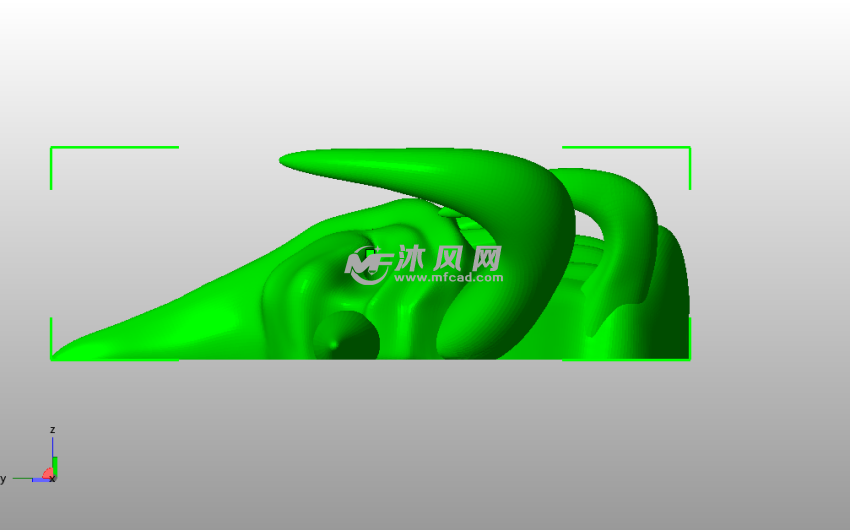 小夜灯灯罩侧视图