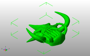 小夜灯灯罩斜视图