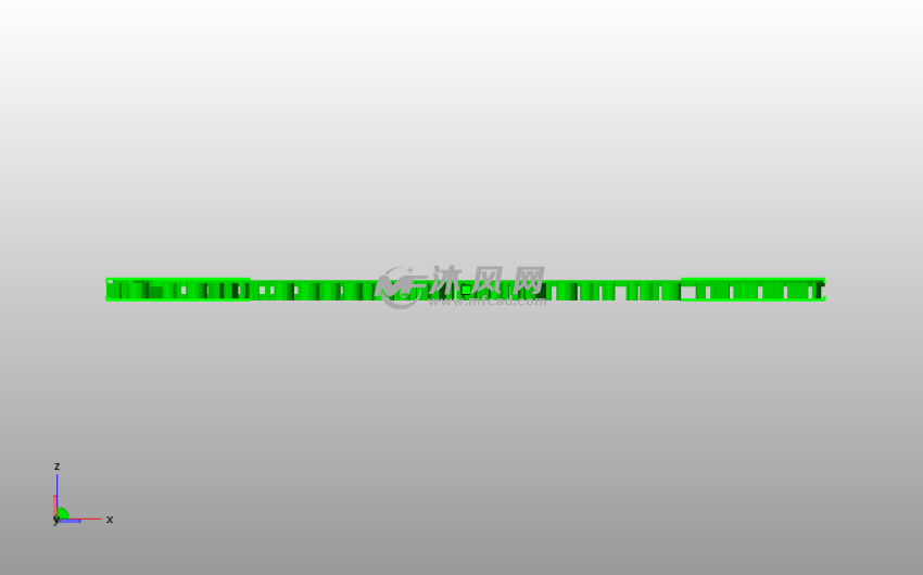 鞋子书签侧视图