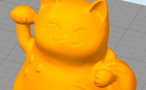 麦田招财猫头部结构放大图