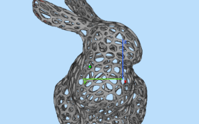 镂空钥匙扣建模