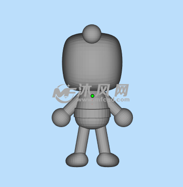 三维弹珠人参考图