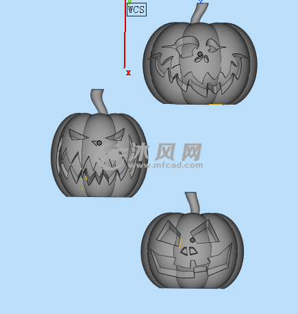 三维南瓜设计图