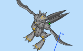 口袋妖怪飞天螳螂三维图片