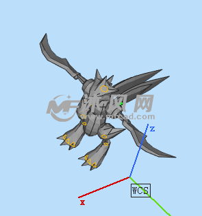 口袋妖怪飞天螳螂三维图片