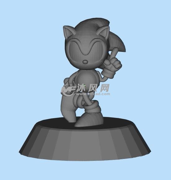 索尼克三维模型