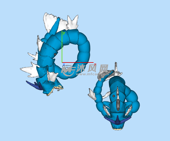 暴鲤龙三维图片