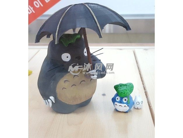 龙猫3d打印模型