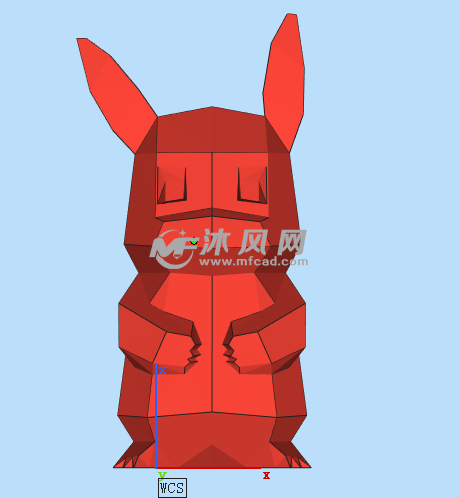 皮卡丘模型三维图