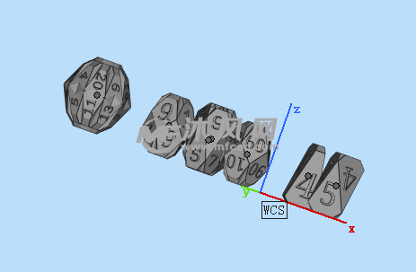 三维骰子参考图