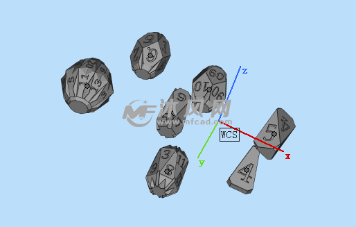 多边形骰子参考图