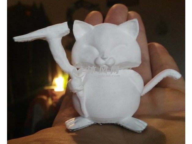 猫仙人打印实物