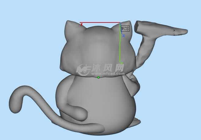 猫仙人三维模型
