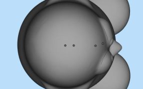 卡通企鹅三维设计