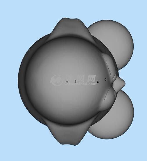 卡通企鹅三维设计