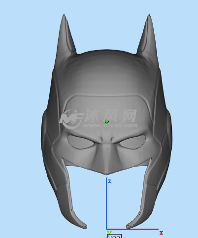 蝙蝠侠面具三维图片