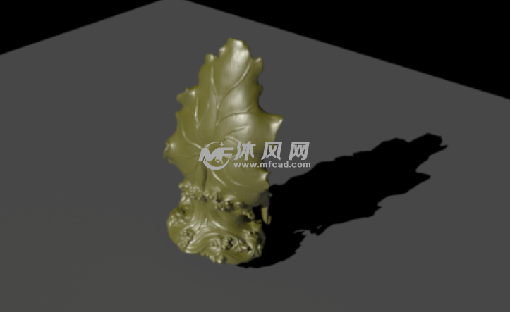 背面渲染效果图