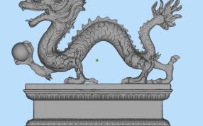龙雕塑摆件模型
