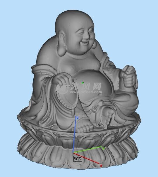 弥勒佛三维模型
