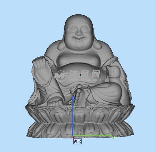 弥勒佛三维设计