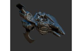 宇宙战士三维设计