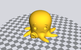 小章鱼stl模型处理截图