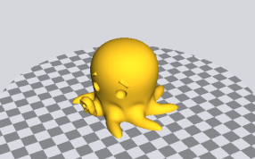 小章鱼stl模型处理截图