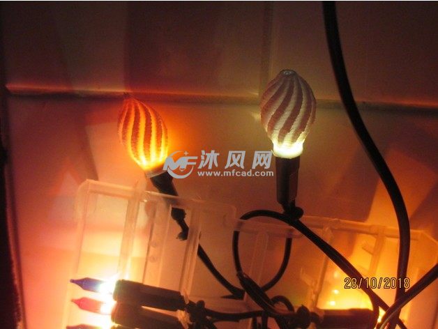 圣诞节灯罩实物图