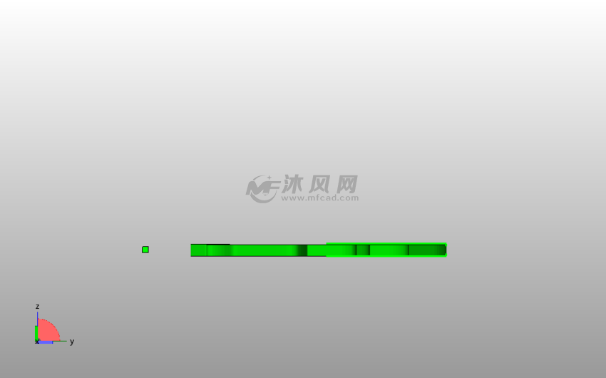 小枫叶书签主视图