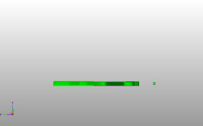 小枫叶书签侧视图