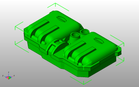 有轨列车电池箱盖