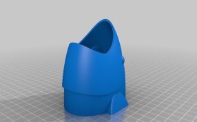 鱼形笔筒设计图