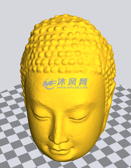 佛头stl模型