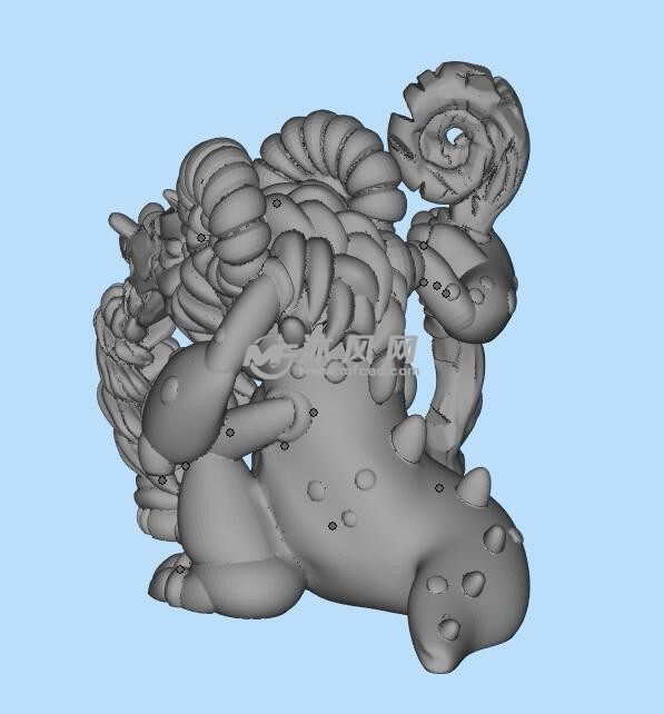 游戏人物三维模型