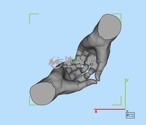 爱心手势三维参考图