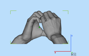 爱心手势3D造型