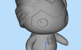 Q版绿灯侠三维模型