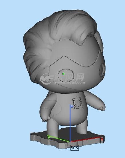 Q版绿灯侠三维模型