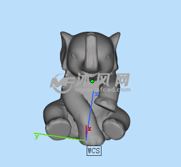 大象模型主视图